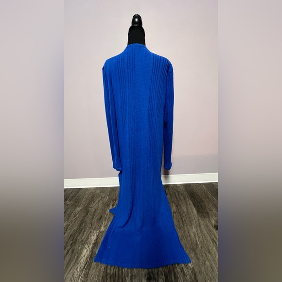 UMGEE Royal BLUE Long DUSTER Cardigan - Picture 2 of 12